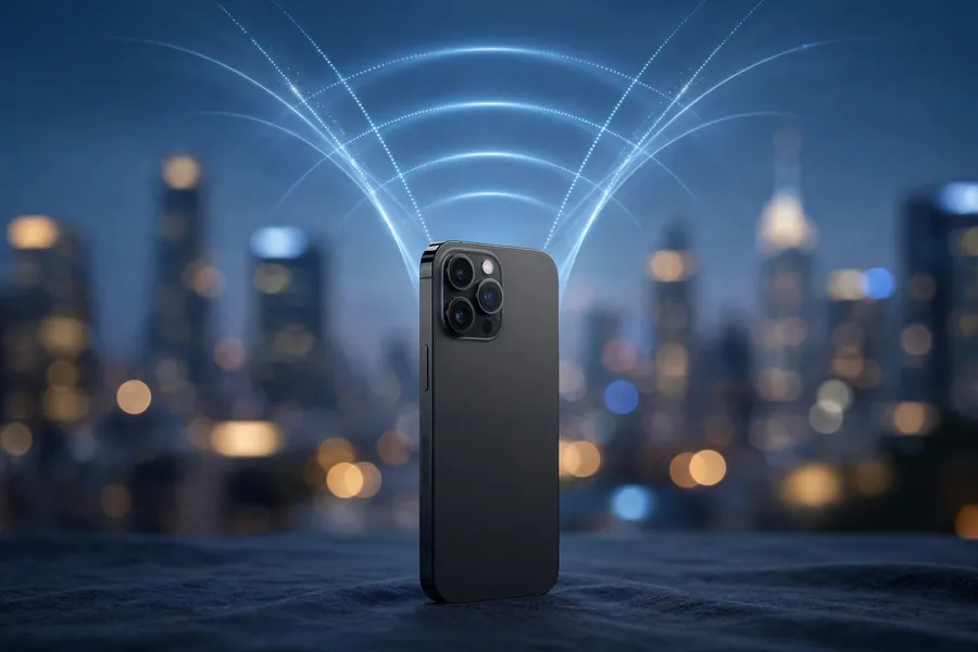 5G-capable smartphone illustrating compatible device options